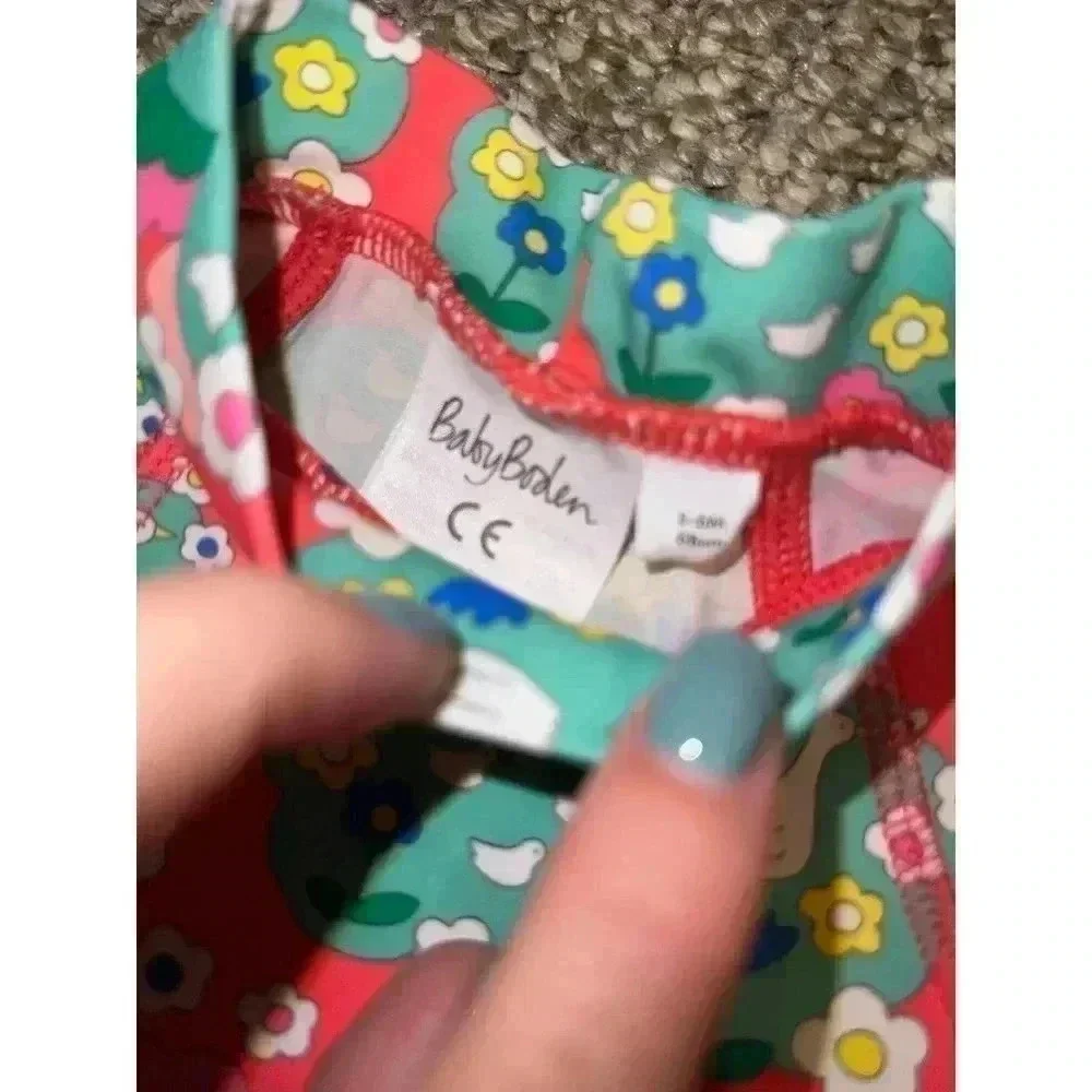 BABY BODEN SWIM TOP 3-6 MONTHS